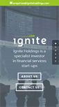 Mobile Screenshot of igniteholdings.com