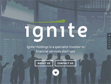 Tablet Screenshot of igniteholdings.com